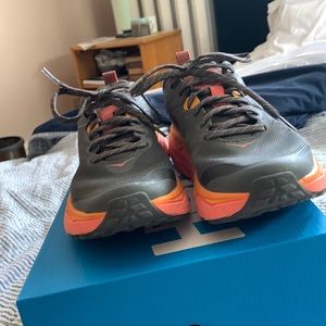 Hoka trail running shoes worn once